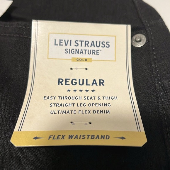 Levi Strauss Signature Gold Comfort Flex Reg Fit Straight Stretch Denim Men31x30 - Picture 13 of 13